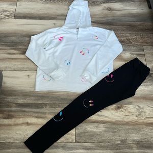 Miss Popular girls shirt w/ matching leggings size 7/8( medium)